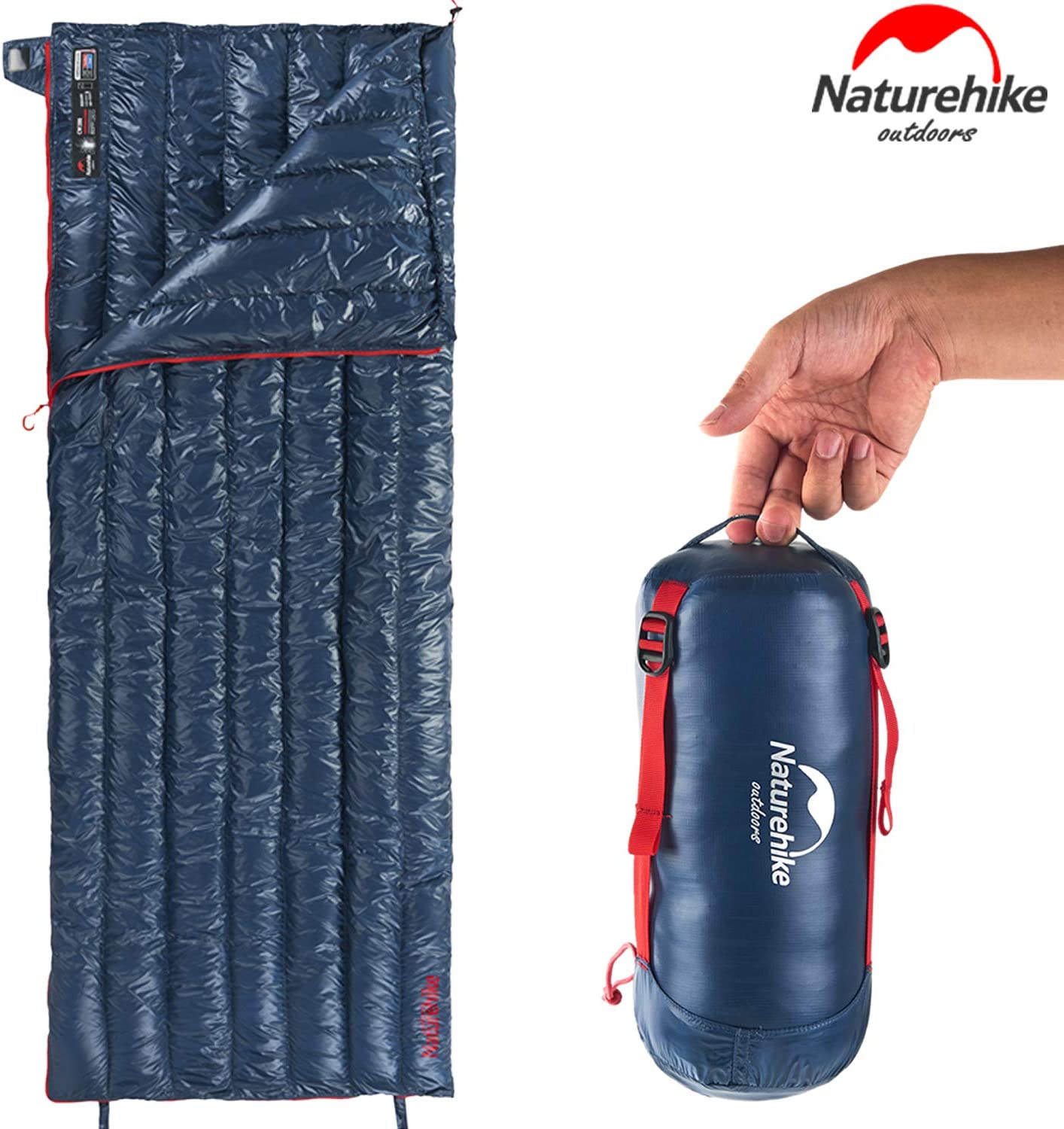 Naturehike2020年版 高級ダウン 封筒型 寝袋 超軽量 オールシーズン
